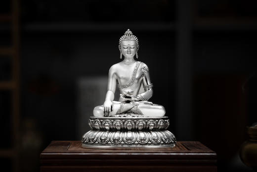 白铜鎏银10公分摆件 商品图2