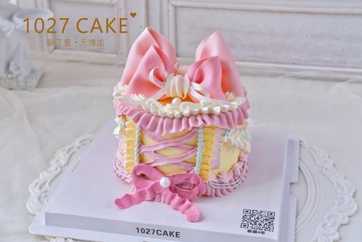 1027CAKE | 蝴蝶结 芭蕾风 花边 商品图0