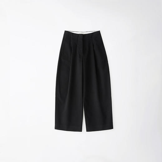 STUDIO NICHOLSON WOMEN DEEP PLEAT SN女装经典款绒棉廓形九分裤 商品图4