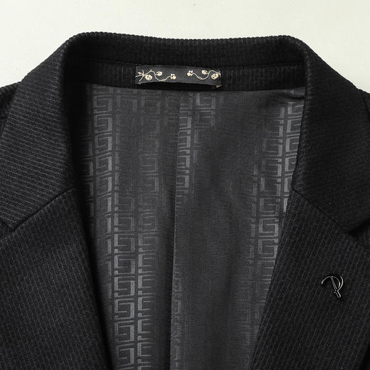 【新款DDS】大依优型大码男装两粒扣西服外套休闲商务加肥加大上衣男士正装潮 商品图7