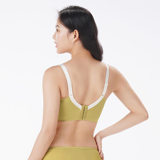 都市丽人调整型内衣舒软挺塑塑身文胸蕾丝薄塑身内衣3/4杯四排扣LJT2H2 商品图3