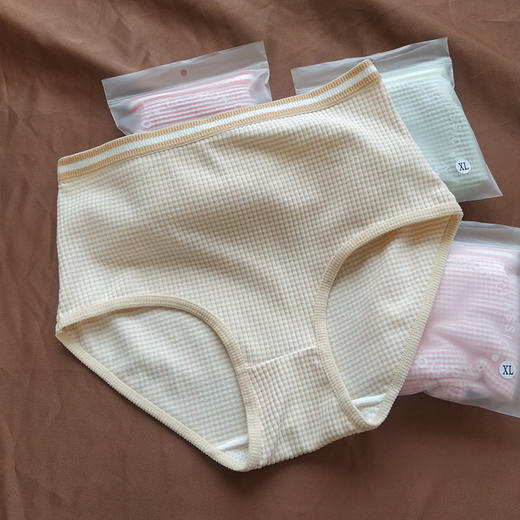 雀说 【5条装】舒暖绒高腰女士内裤三角裤L855 商品图3