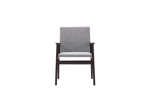 山水 扶手餐椅 | 皮布面料可选，详询客服 商品图2