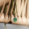 SpoiledBrat Jewelry六边形绿玉髓吊坠项链 商品缩略图1