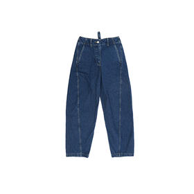 STUDIO NICHOLSON WOMEN TWIST SEAM PANT女装水洗宽松锥形牛仔裤