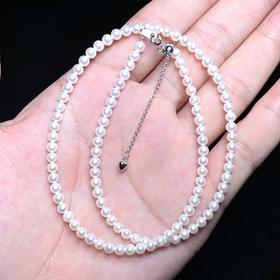 珍珠项链-可调节小米链