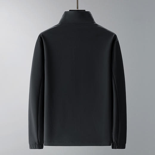 【新款DTH】大依优型大码立领夹克外套防水防风男宽松加肥加大码休闲上衣胖子连帽男装冲锋衣户外 商品图4