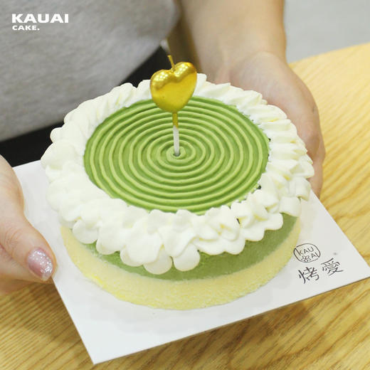 烤爱·生日蛋糕系列·抹茶双层芝士·生日、节日【仅限深圳同城配送】 商品图1