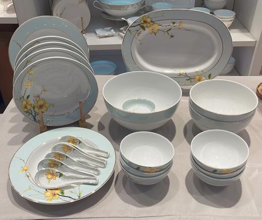 MinhLong杏运花开6人用24头餐具 商品图0