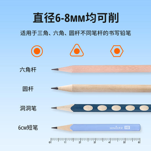 【开学季专场】【秒杀】天文全小萌鸡自动削笔机  S8814 商品图4