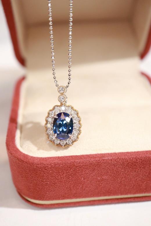 2.29ct 蓝宝石吊坠 商品图4