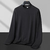 【新款DX】大依优型大码中领打底衫T恤长袖加肥加大休闲运动上衣男打底衫胖子 商品缩略图3