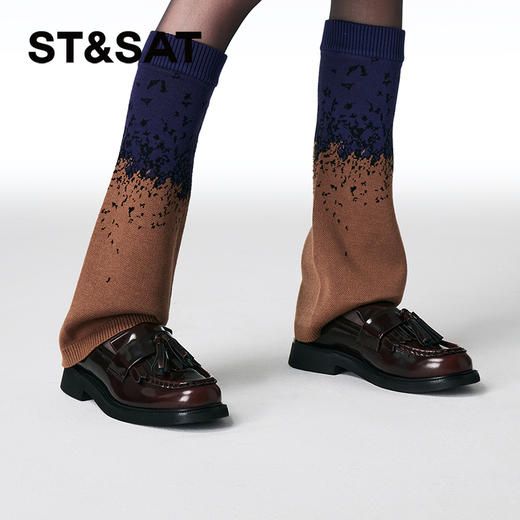 星期六经典英伦风流苏乐福鞋SSC3111114 商品图4