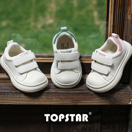 TOPSTAR秋季新款软底儿童运动小白鞋6005 商品图1