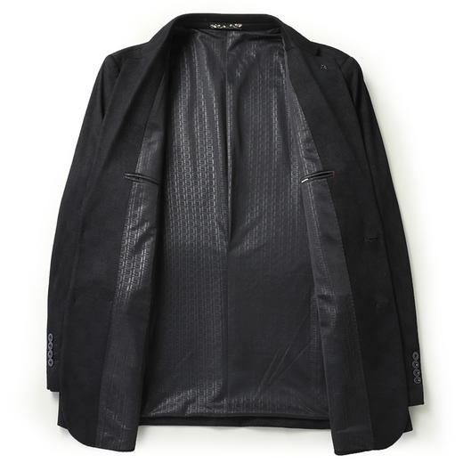 【新款DDS】大依优型大码男装两粒扣西服外套休闲商务加肥加大上衣男士正装潮 商品图4