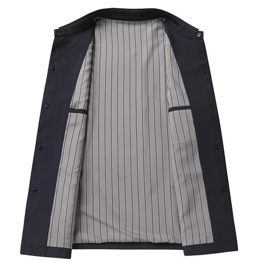 【新款DLC】大依优型大码翻领夹克外套纽扣男商务休闲加肥加大夹克上衣胖子显瘦 商品图5