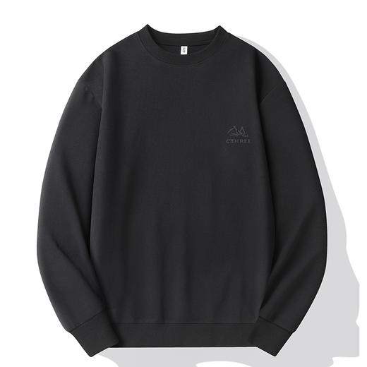 【新款DX】大依优型大码圆领卫衣长袖加肥加大休闲运动上衣男打底衫胖子 商品图2