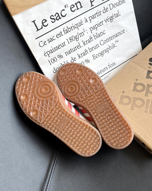 现货 THS 8.17-无 阿迪家 情侣款  Samba夏季复古休闲板鞋 透气网眼鞋 2色 QZ089 商品图14