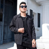 【新款DMH】大依优型大码翻领衬衫外套男宽松加肥加大码上衣夹克运动潮流 商品缩略图2