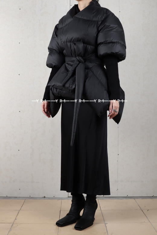 Rick Owens｜黑色再生尼龙蝙蝠羽绒服 商品图5