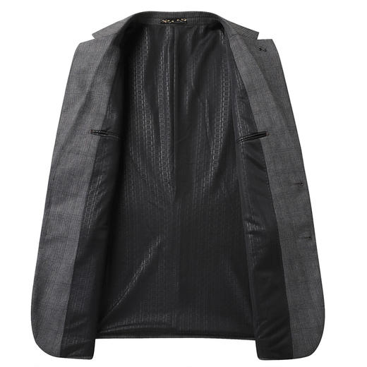 【新款DDS】大依优型大码男装两粒扣西服外套休闲商务加肥加大上衣男士正装潮 商品图8