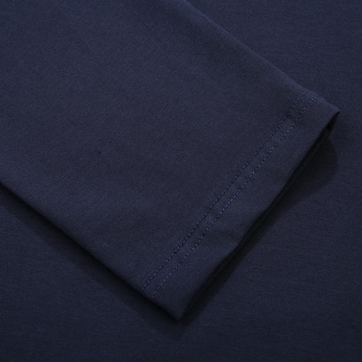 【V领】【纯棉】【DWP】大依优型大码男装V领长袖T恤加肥加大胖子上衣男士打底衫T恤休闲 商品图5