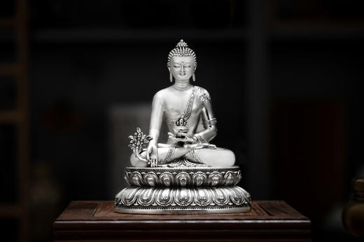 白铜鎏银10公分摆件 商品图1