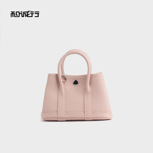 和诚行 2024新款时尚百搭真皮托特包通勤女包斜跨单肩包4480006 商品图1