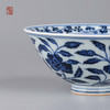 寒香慕古元青花花卉斗笠杯 商品缩略图3