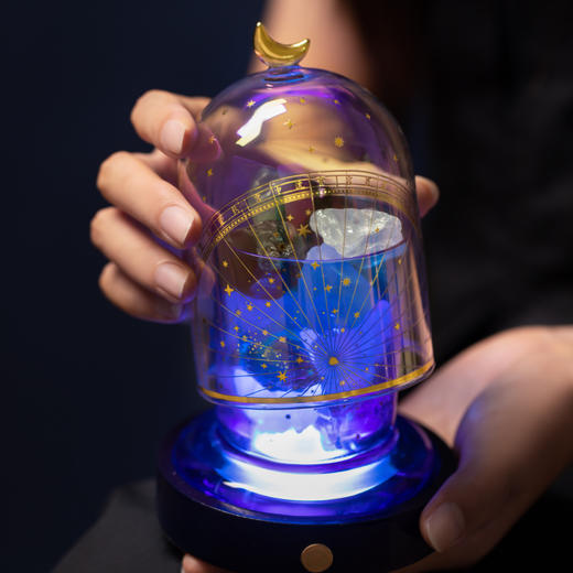 【故宫家居】朝朝暮暮香薰晶石灯无火香薰礼盒小夜灯摆件 商品图4