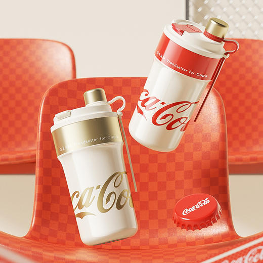 GE-CK24AW-B82系列 可口可乐联名款派派保温杯 商品图1