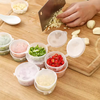 连体小蘸料杯  50ml/85ml/100ml麻油麻汁沙拉酱奶茶小料杯 蘸酱麻薯酱料盒 商品缩略图1