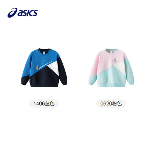 【商城同款】ASICS/亚瑟士童装宽松长袖T恤秋季运动柔软2024年新 商品图4
