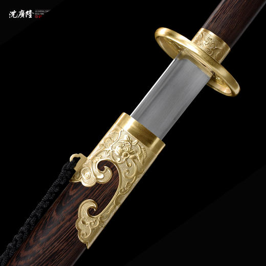 新款扬武苗刀 中华苗刀花纹钢武术苗刀 龙泉沈广隆剑铺宝剑 sgl-9027  未开刃 商品图4