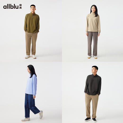 【秋Vol.4】幼岚「软软壳0号」半开襟卫衣贴身保暖得体有型24秋新款成人卫衣ZY 商品图2