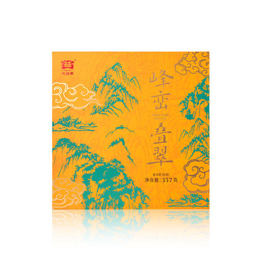 【大益茶】峰峦叠翠普洱熟生茶357g 商品图0