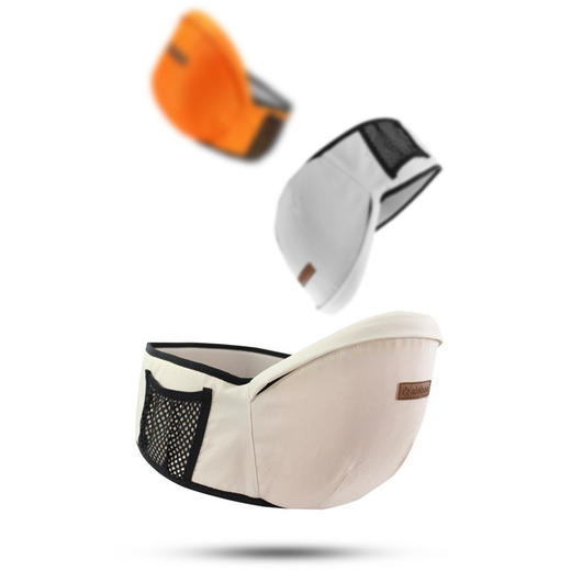 【轻松带娃 省力更省心！】aiebao婴儿腰凳横前抱式多功能幼儿坐凳新款抱娃神器单凳CPC认证 商品图2