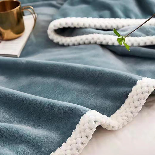 【自营】 水星家纺 美亚法兰绒毯 四季毯 毯子 180×200cm 商品图5