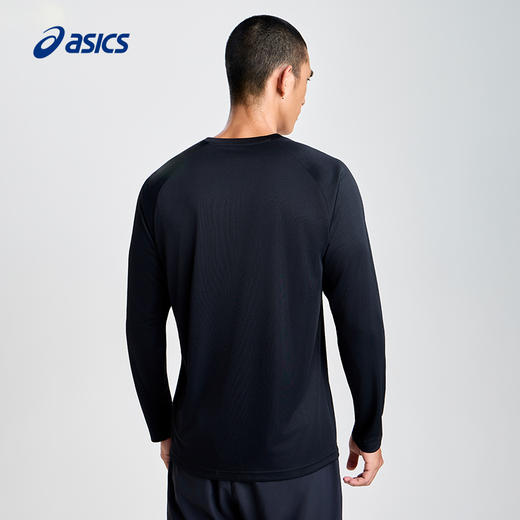 【退仓勿拍】ASICS亚瑟士男式舒适跑步长袖套头圆领时尚透气反光运动T恤2011D047 商品图3