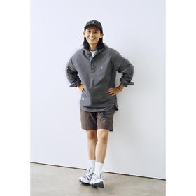 吃茶去chichaqu2024连帽套头牛津纺长袖衬衫城市户外休闲百搭