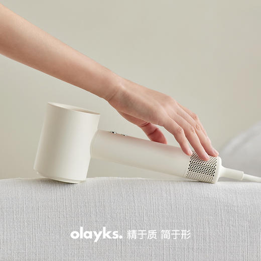 [屁侠推荐]olayks立时高速吹风机家用等离子大风力速干电吹风筒 110000转高速马达，强劲风力30秒速干、400g轻巧重量，一键自清洁 商品图3