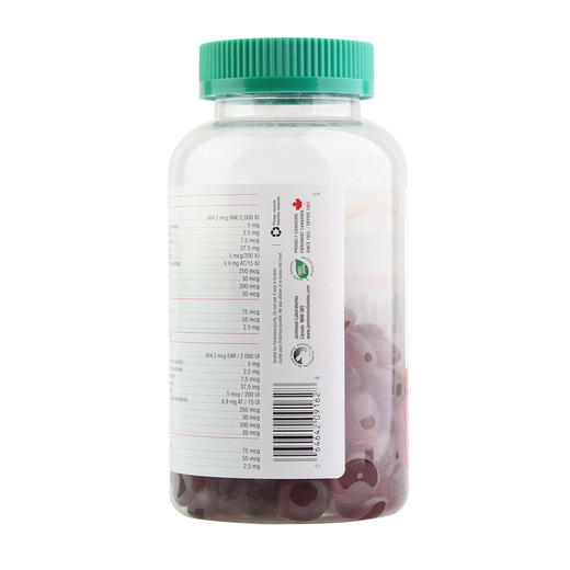 【官方直发】Jamieson健美生 女士多维 软糖130粒天然浆果味复合维生素 商品图7