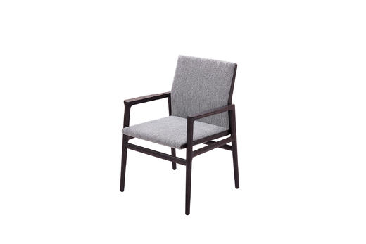 山水 扶手餐椅 | 皮布面料可选，详询客服 商品图1