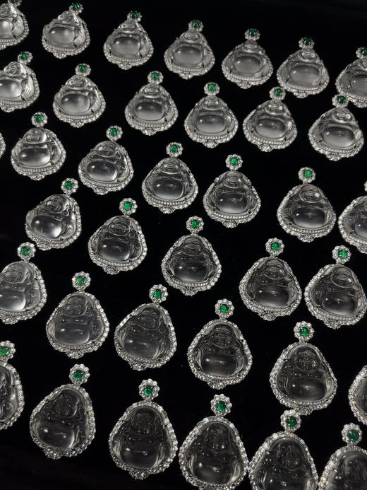 814-7 极品 顶绿 水沫玉小佛公【单吊坠】自留 神态炒鸡祥和 商品图1