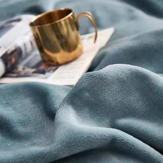 【自营】 水星家纺 美亚法兰绒毯 四季毯 毯子 180×200cm 商品图3