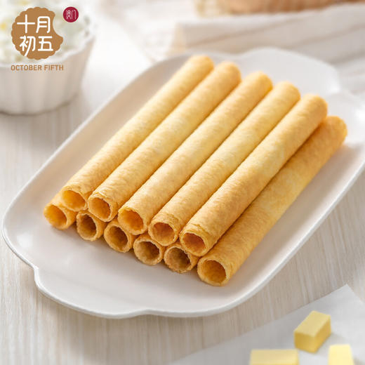 十月初五奶油鸡蛋卷500g    礼盒（铁罐）（主推款） 商品图1