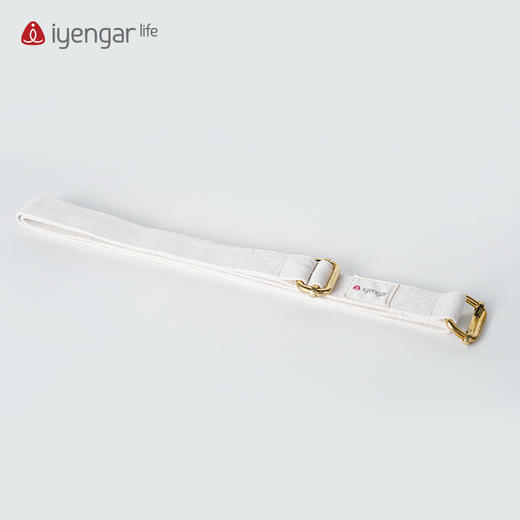 艾扬格 life A2093双扣伸展带（白色1.2米） 两头扣伸展带 商品图2