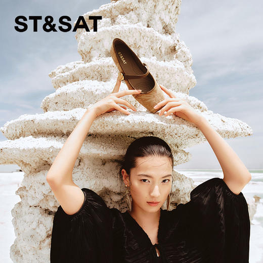 星期六复古宫廷玛丽珍芭蕾舞鞋SSC3111168 商品图2