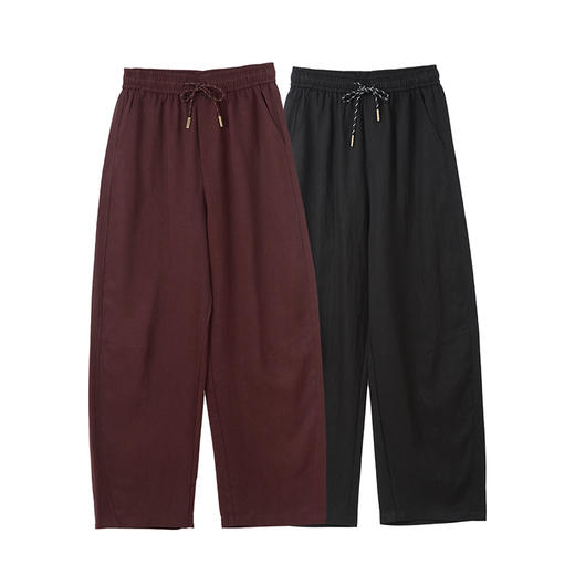 松紧腰抽绳香蕉裤 商品图1