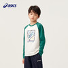 【商城同款】ASICS/亚瑟士童装秋季插肩设计T恤吸湿速干针织T恤新 商品缩略图0